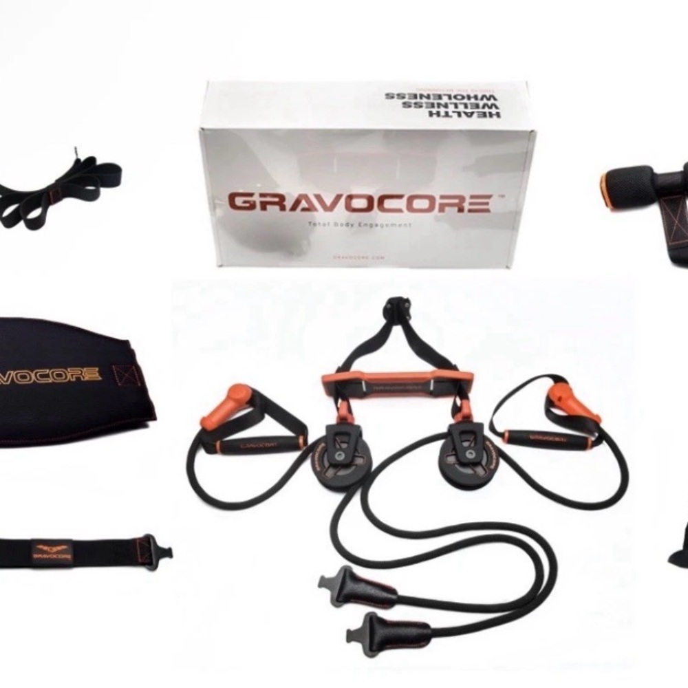 Full Body Workout System - Black and Orange